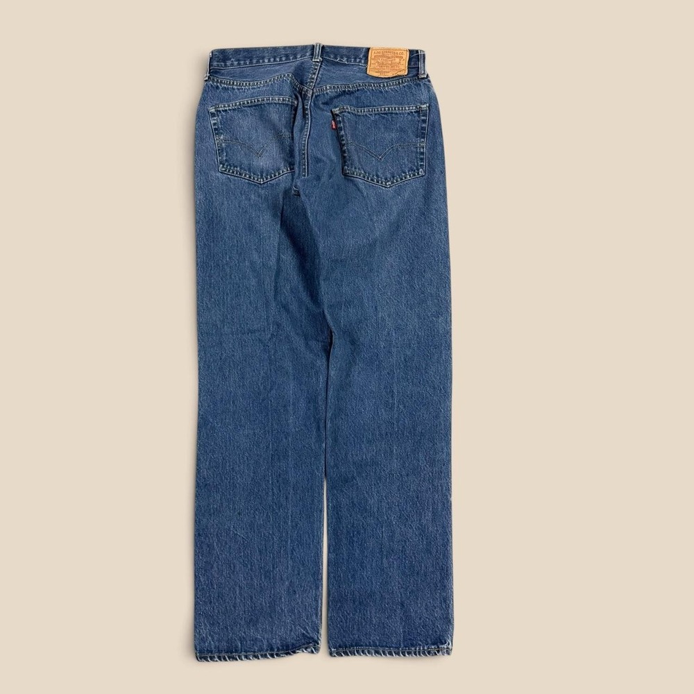 Vintage Levis 501xx Made in USA Jeans Blue Denim fit 32x32.5 90s Mens